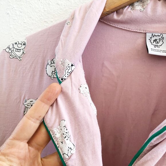 MORIAH ELIZABETH Me Girls Doodle Short Sleeves Pajama Set Size Medium - Picture 5 of 12